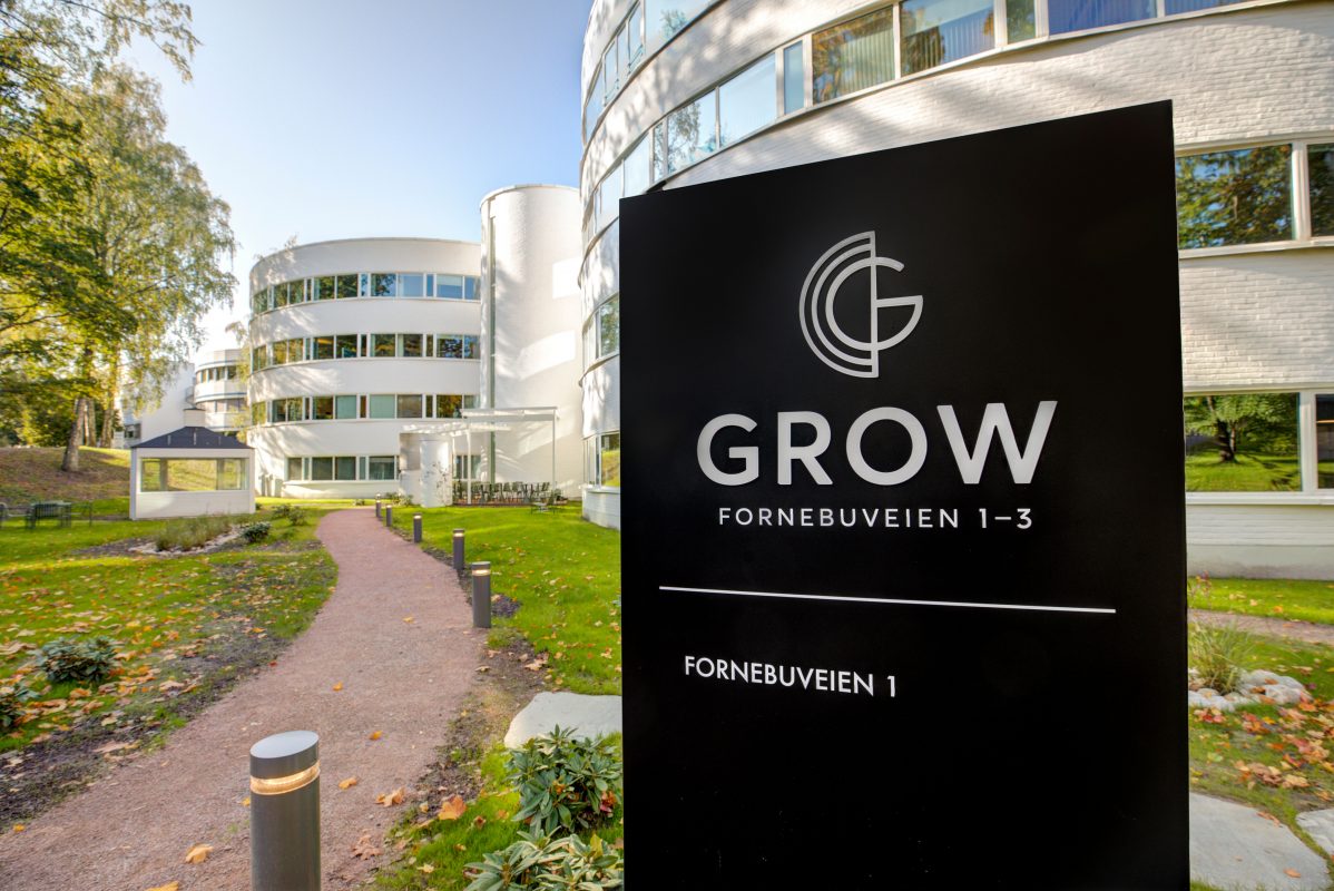 Bakhage Grow skiltet